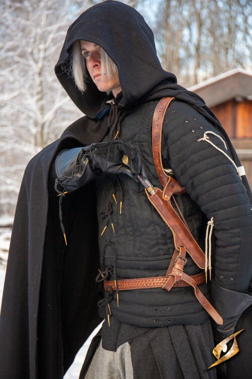 Epic Armoury Wand Shoulder Holster (Faux Leather) - Toverstaf Houder Epic Armoury