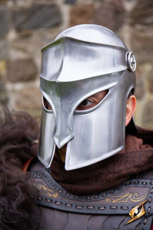 Corinthian Helmet (PU Foam) | Lichtgewicht Griekse LARP Helm Steel Epic Armoury