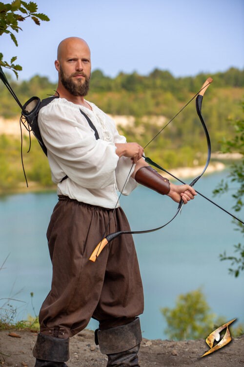 Archery Bracer (Volnerf Leer) | LARP Armbeschermer Boogschieten Epic Armoury