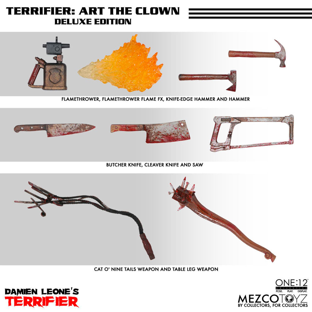 Art the Clown One:12 Collective Figuur | 18cm Terrifier Mezco Toyz