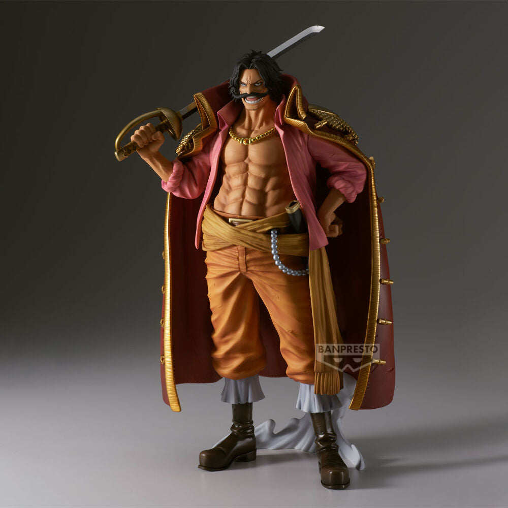 Gol D. Roger 'The Brush' Figuur (Banpresto) | 30cm One Piece Banpresto