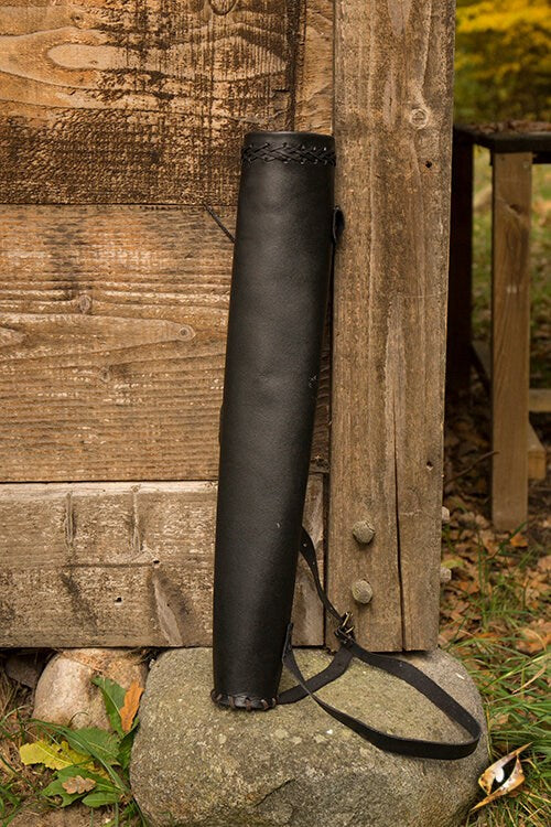 Epic Armoury Hunter Quiver Small (60 cm) - Slanke Leren Rugkoker The Prop Shop