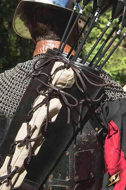 Epic Armoury Imperial Quiver (Leather) - Glad Leren Rugkoker Epic Armoury