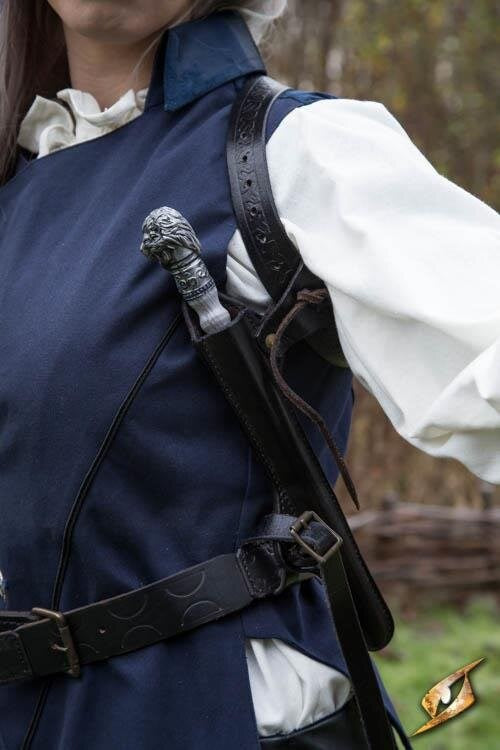 Epic Armoury Wand Shoulder Holster - Leren Toverstaf Houder Zwart Epic Armoury