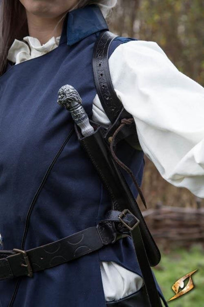 Epic Armoury Wand Shoulder Holster - Leren Toverstaf Houder Zwart Epic Armoury