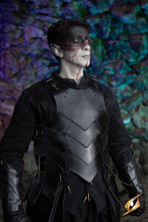 Shadow Armour Set (Echt Leer) | Complete Assassin LARP Uitrusting Epic Armoury