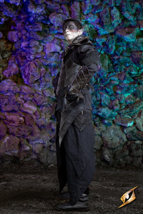 Shadow Armour Set (Echt Leer) | Complete Assassin LARP Uitrusting Epic Armoury