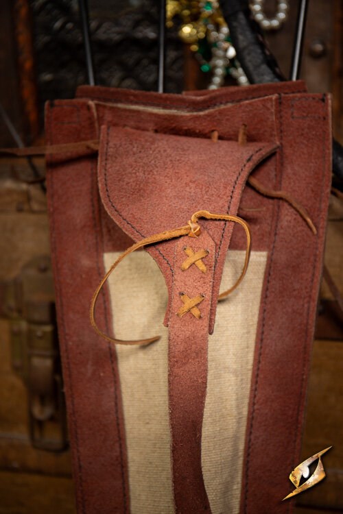 Epic Armoury Imperial Quiver Suede - Verstelbare Rugkoker voor LARP Epic Armoury