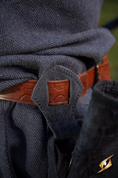 Wildling Pijlenkoker (Echt Suede) | LARP Rug-Pijlenkoker Epic Armoury