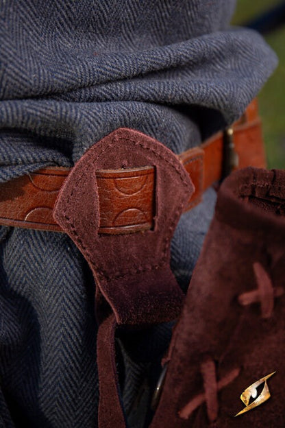 Wildling Pijlenkoker (Echt Suede) | LARP Rug-Pijlenkoker Epic Armoury