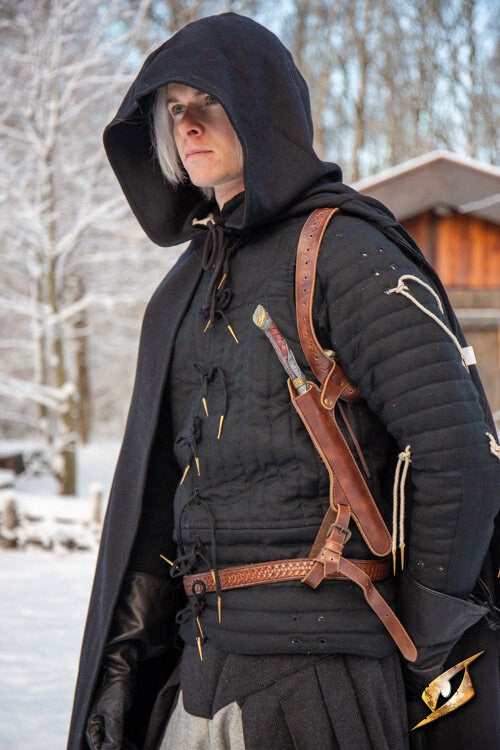 Epic Armoury Wand Shoulder Holster (Faux Leather) - Toverstaf Houder Bruin Epic Armoury