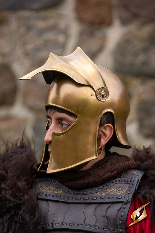 Corinthian Helmet (PU Foam) | Lichtgewicht Griekse LARP Helm Epic Armoury