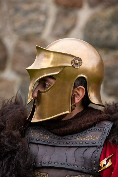 Corinthian Helmet (PU Foam) | Lichtgewicht Griekse LARP Helm Epic Armoury