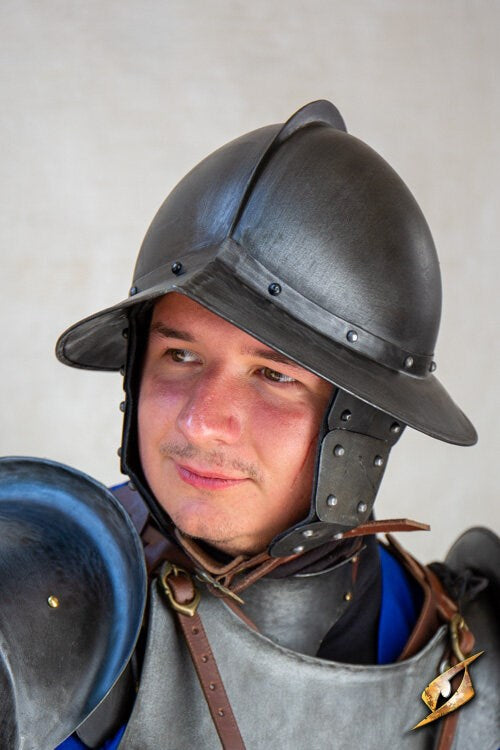 Morion Helm (PU Foam) | Lichtgewicht Renaissance LARP Helm Epic Dark Epic Armoury