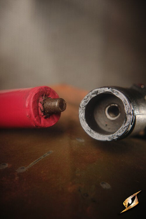 Villainous Laser Sword Handle | Sci-Fi LARP Zwaard Gevest (PU) Dark Moon