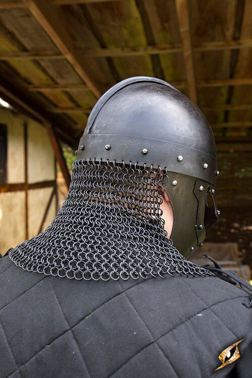 Raven Helm (1mm Staal) | Viking 'Spectacle' LARP Helm Epic Armoury
