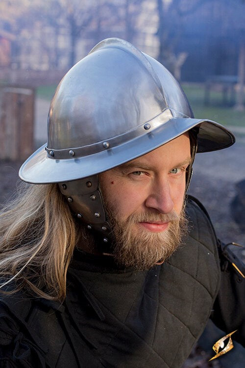 Morion Helm (PU Foam) | Lichtgewicht Renaissance LARP Helm Steel Epic Armoury