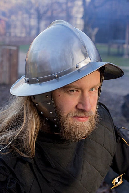 Morion Helm (PU Foam) | Lichtgewicht Renaissance LARP Helm Steel Epic Armoury