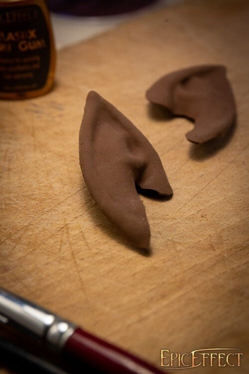 Kleine Elfenoren (Paar) | Latex Protheses voor LARP & Cosplay Dark Skin Epic Effect