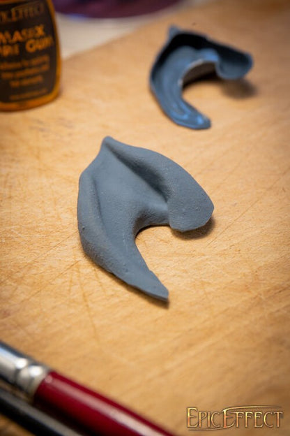 Kleine Dark Elf Oren (Paar) | Latex Protheses (Drow) Grijs Epic Effect