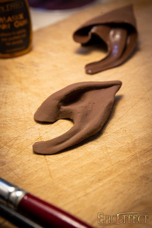 Kleine Dark Elf Oren (Paar) | Latex Protheses (Drow) Dark Skin Epic Effect