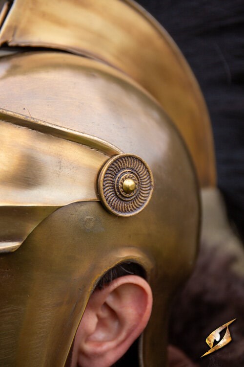 Corinthian Helmet met Pluim (Staal) | Griekse LARP Helm Epic Armoury