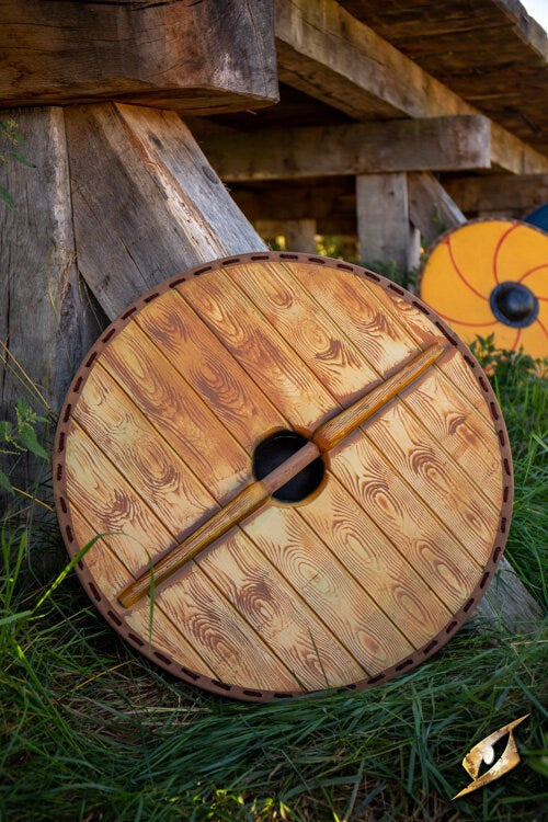 Gastir Viking Schild (80 cm) | Rond LARP Schild (Latex Coated) Epic Armoury