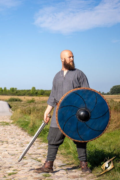 Gastir Viking Schild (80 cm) | Rond LARP Schild (Latex Coated) Epic Armoury