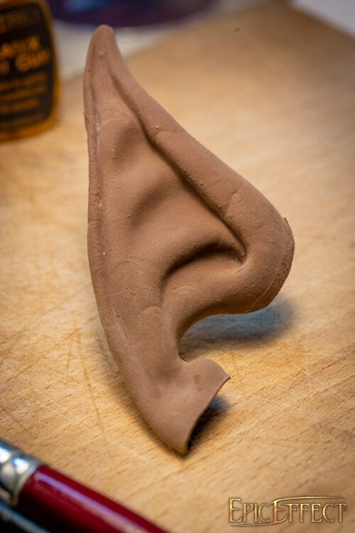 Lange Elfenoren (Paar) | Latex Protheses voor LARP & Cosplay Dark Skin Epic Effect