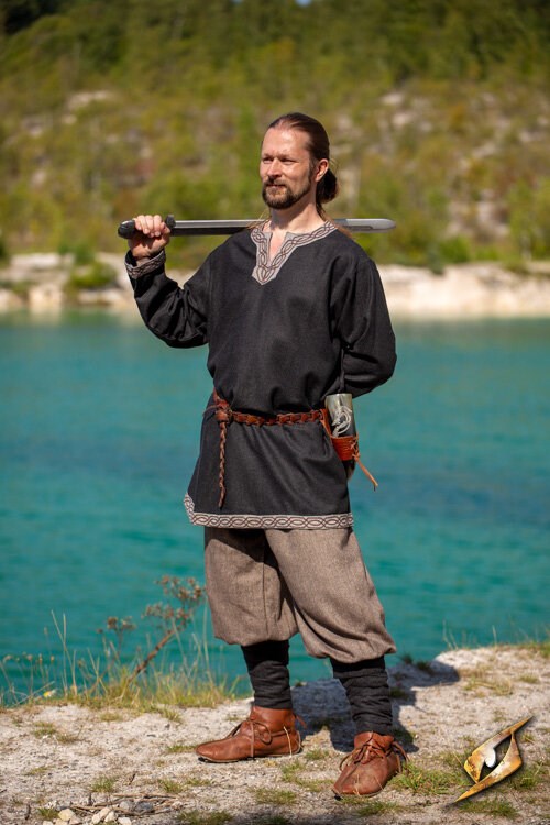 Tunic Fimbul (Viking) | 100% Katoenen LARP Tuniek (Mouwloos) Epic Armoury