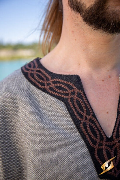 Tunic Fimbul (Viking) | 100% Katoenen LARP Tuniek (Mouwloos) Epic Armoury
