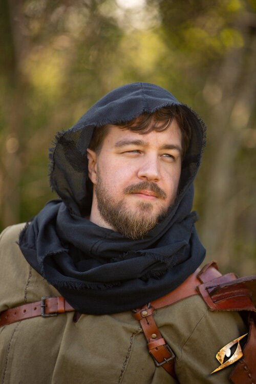 Cowl Ezio (Assassin Kap) | 100% Katoenen LARP Hood Epic Armoury