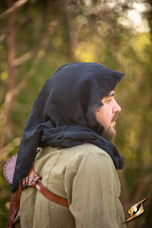 Cowl Ezio (Assassin Kap) | 100% Katoenen LARP Hood Epic Armoury