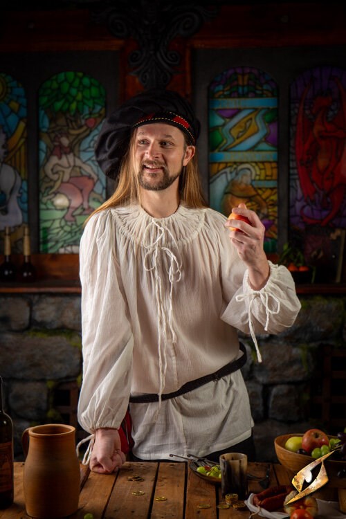 Crinkle Ondershirt (100% Katoen) | LARP Basislaag (Niet Strijken) Epic Armoury