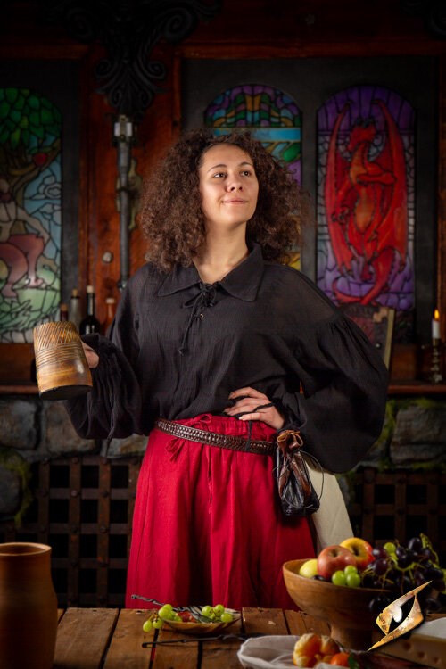 Crinkle Fencing Shirt (Katoen) | Renaissance/Piraat LARP Hemd Epic Armoury