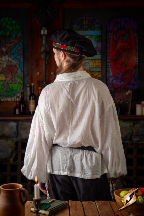 Crinkle Fencing Shirt (Katoen) | Renaissance/Piraat LARP Hemd Epic Armoury