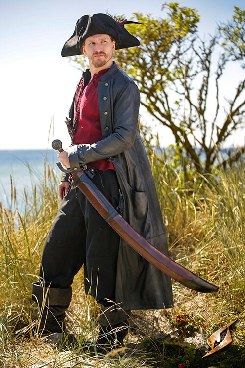 Gebogen LARP Schede (Echt Leer) | Suede Gevoerd | Epic Armoury Epic Armoury