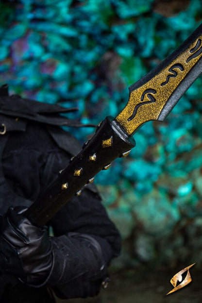 Long Rune Spear (2-delig/Compact) | Viking LARP Speer (Latex) Epic Armoury