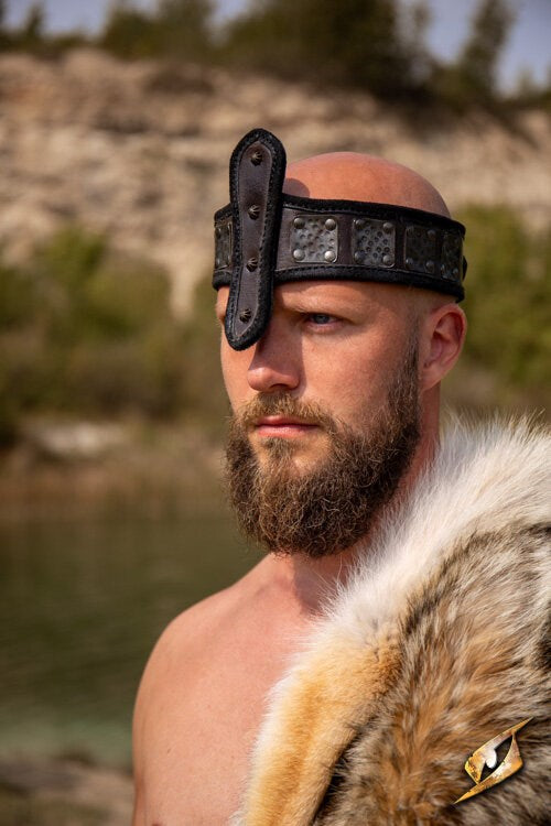 Headband of Strength (Ramskop) | Leren LARP Hoofdband Epic Armoury