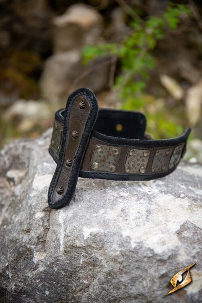 Headband of Strength (Ramskop) | Leren LARP Hoofdband Zwart Epic Armoury