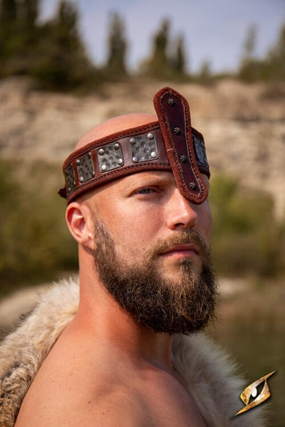 Headband of Strength (Ramskop) | Leren LARP Hoofdband Epic Armoury