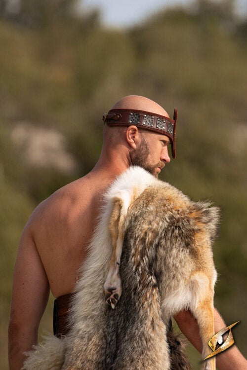 Headband of Strength (Ramskop) | Leren LARP Hoofdband Epic Armoury