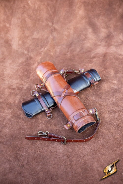 Leren Zwaardhouder (Hanger) | Verstelbare LARP 'Frog' voor Riem Epic Armoury