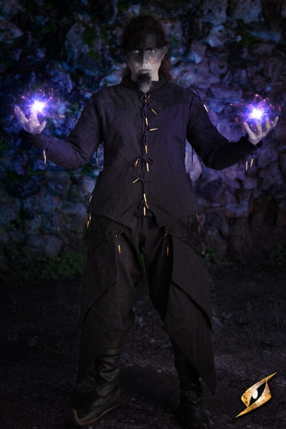 Epic Armoury Eventide Pourpoint - Dark Elf / Rogue Wambuis (Cotton & Suede) - The Prop Shop