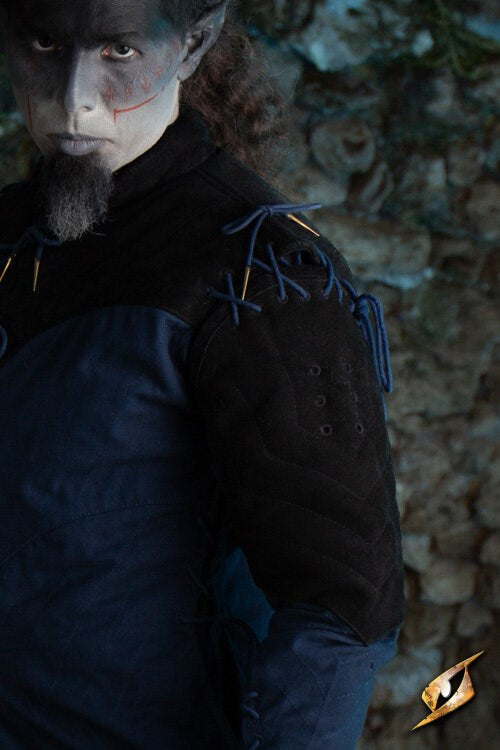 Epic Armoury Eventide Pourpoint - Dark Elf / Rogue Wambuis (Cotton & Suede) - The Prop Shop