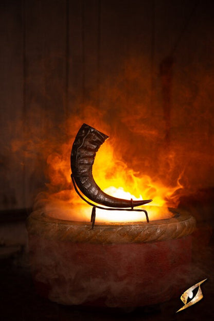 Ritualistic Drinking Horn (~500ml) | Gesneden Viking Hoorn Epic Armoury