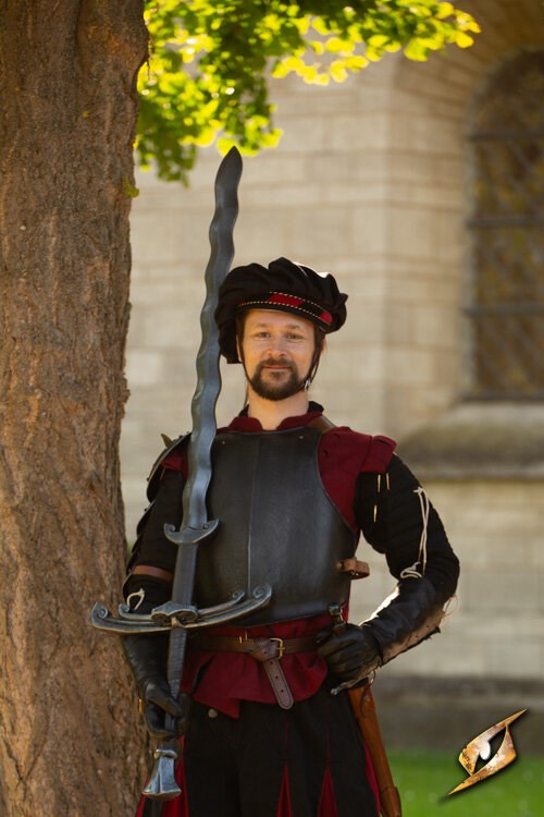 Landsknecht Flamberge (140 cm) | LARP Zweihänder (Latex Coated) Epic Armoury