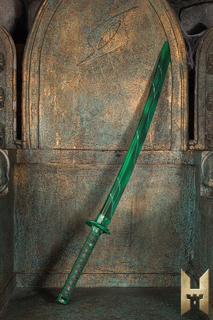 Ryūgan Katana (Stronghold) | Premium EVA Foam LARP Zwaard Emerald Stronghold - Master Collection