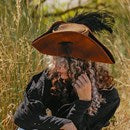 Simple Pirate Tricorn (Volnerf Leer) | Epic Armoury LARP Hoed Epic Armoury