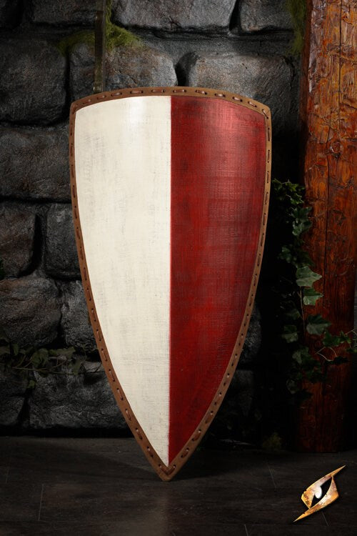 Heater Shield | Realistisch LARP Schild (Latex Coating) Wit Epic Armoury